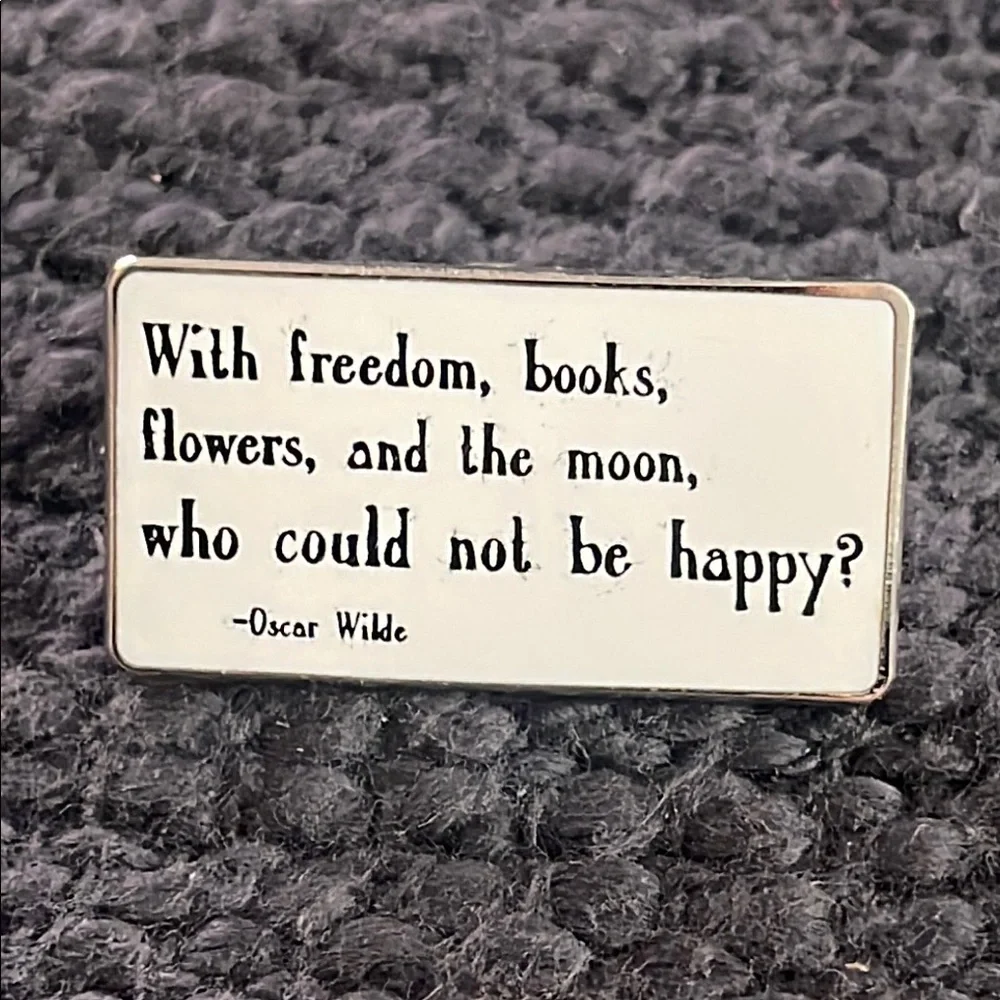 Inspirational Quote Enamel Pin - Picture 1 of 3